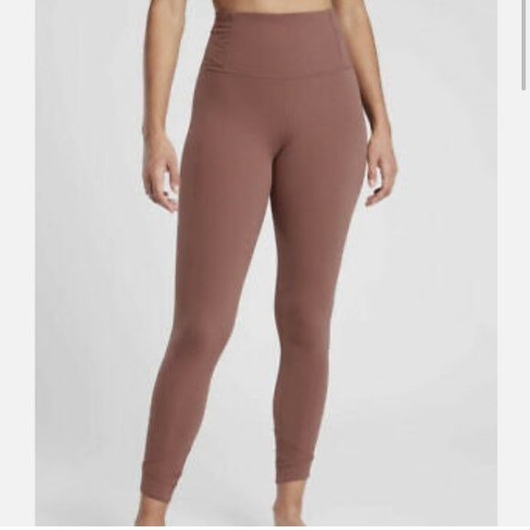 Athleta elation pirouette 7/8 tight, dusty mauve, M - Picture 2 of 11